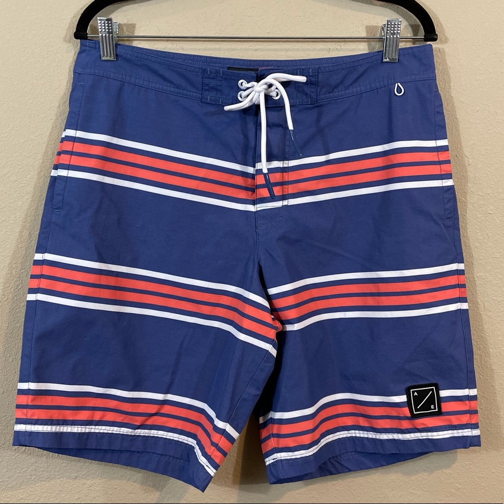 American Eagle Men's Board Shorts swim trunks bathing suit, sz M, EUC